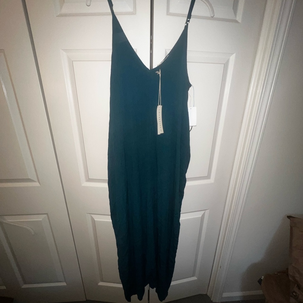 Love Stitch Turquoise Cover Up Maxi Dress